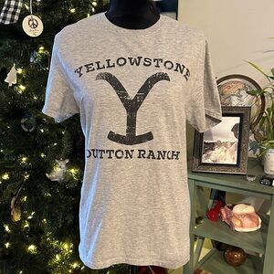 Yellowstone Dutton Ranch Heather Gray Tee